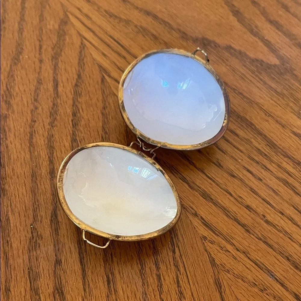 Polished Speckled Shell Trinket Box